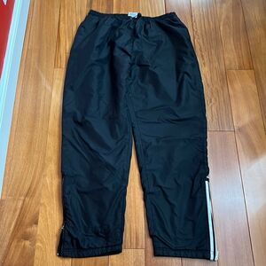 Adidas vintage fully fleece lined windbreaker soft track pants size XL